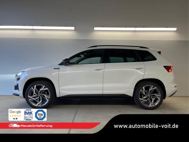 Skoda / Karoq / Wei&szlig; / / / TSI 4x4 360&deg;+19 Zoll+Navi+AHK+360&deg;+ACC+Frontscheibe beheizbar+Travel Assist