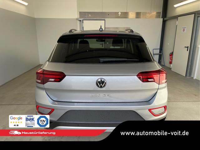 Volkswagen / T-Roc / Silber / / / 150PS AHK+Keyless+Kamera+ACC+Sitzheiz+Climatronic+Alu17