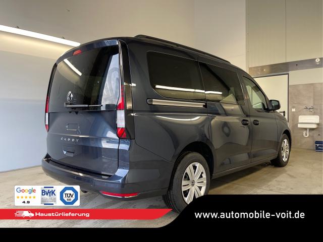 Volkswagen / Caddy / Blau / / / 115PS DSG AHK+7 Sitze+Kamera+App-Connect+Winterpaket+ACC+SideAssist