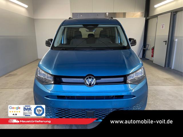 Volkswagen / Caddy / Blau / / / 115PS DSG AHK+7 Sitze+Kamera+App-Connect+Winterpaket+ACC+SideAssist