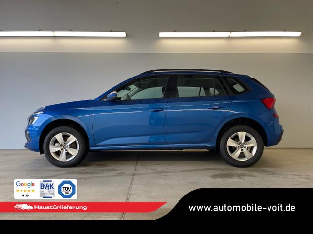 Skoda / KAMIQ / Blau / / / 115PS DSG AHK+16 Zoll Alu+Sitzheizung+App-Connect+GVL