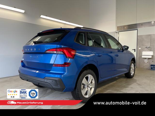 Skoda / KAMIQ / Blau / / / 115PS DSG AHK+16 Zoll Alu+Sitzheizung+App-Connect+GVL