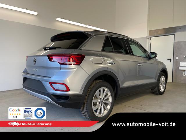 Volkswagen / T-Roc / Silber / / / 150PS AHK+Keyless+Kamera+ACC+Sitzheiz+Climatronic+Alu17