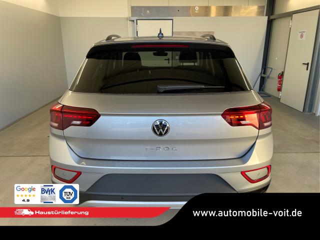 Volkswagen / T-Roc / Silber / / / 150PS AHK+Keyless+Kamera+ACC+Sitzheiz+Climatronic+Alu17