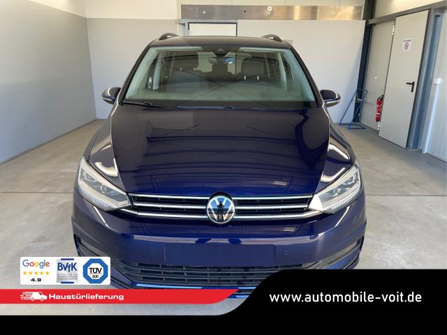 Volkswagen / Touran / Blau / / / 1.5 TSI DSG 7Sitz+AHK+IQ.Light+Kamera+Navi+eHeck+Keyless+Sitzheiz