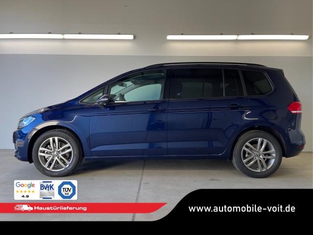 Volkswagen / Touran / Blau / / / 1.5 TSI DSG 7Sitz+AHK+IQ.Light+Kamera+Navi+eHeck+Keyless+Sitzheiz