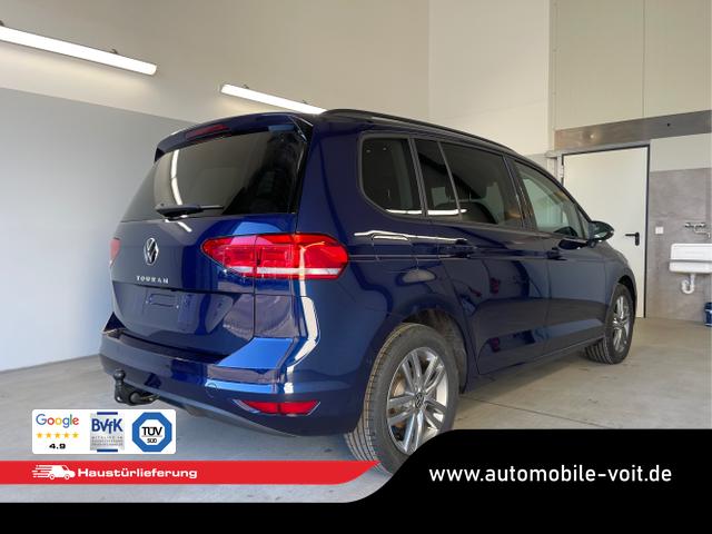Volkswagen / Touran / Blau / / / 1.5 TSI DSG 7Sitz+AHK+IQ.Light+Kamera+Navi+eHeck+Keyless+Sitzheiz