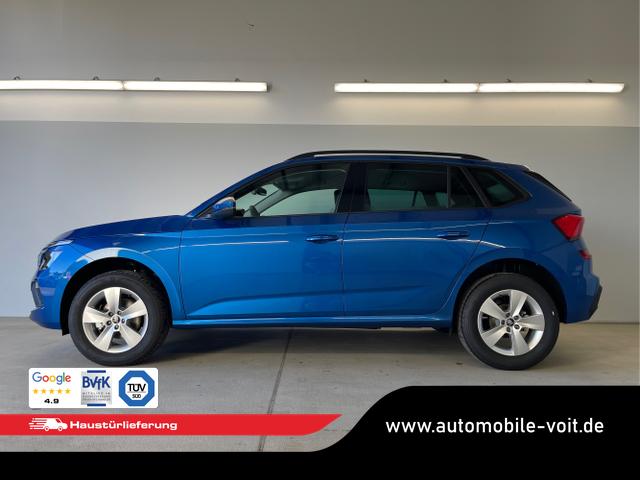 Skoda / KAMIQ / Blau / / / 115PS DSG AHK+Kamera+Kessy+PDC+Winterpaket+Alu16+GVL