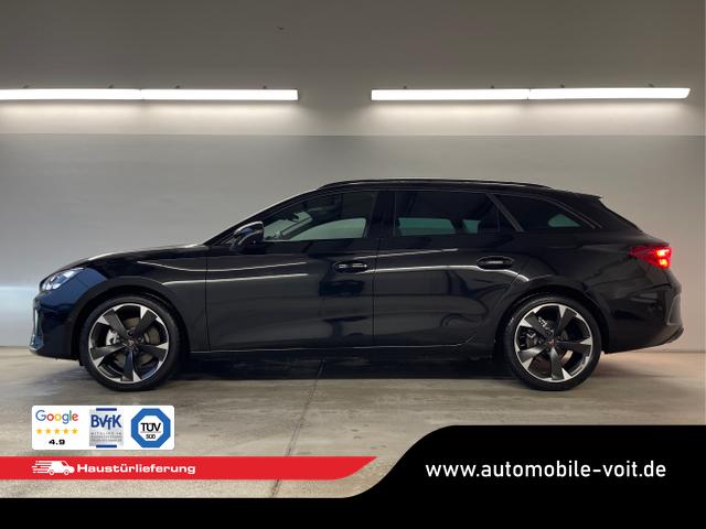 Cupra / Leon Sportstourer / Schwarz / / / 150PS TDI DSG AHK+Matrix+Navi+Kessy+Kamera+SideAssist+Sitzheiz+Alu18
