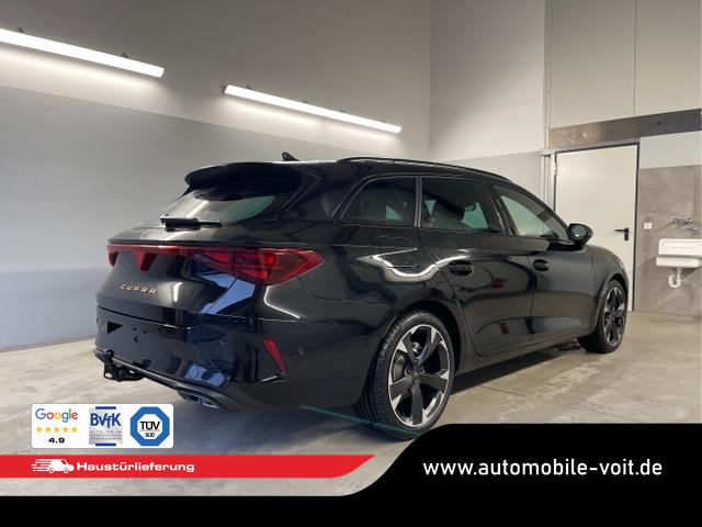Cupra / Leon Sportstourer / Schwarz / / / 150PS TDI DSG AHK+Matrix+Navi+Kessy+Kamera+SideAssist+Sitzheiz+Alu18