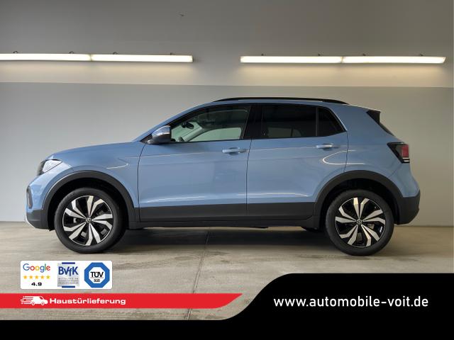Volkswagen / T-Cross / Blau / / / 115PS DSG AHK+Navi+Kessy+Sitzheizung+App-Connect+ACC