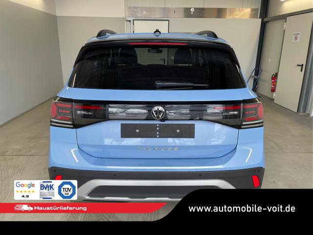 Volkswagen / T-Cross / Blau / / / 115PS DSG AHK+Navi+Kessy+Sitzheizung+App-Connect+ACC