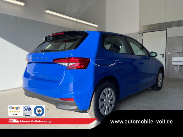 Skoda / Fabia / Blau / / / 95PS GV4+Sitzheiz+Lenkradheiz+AppConnect+PDC+Tempomat