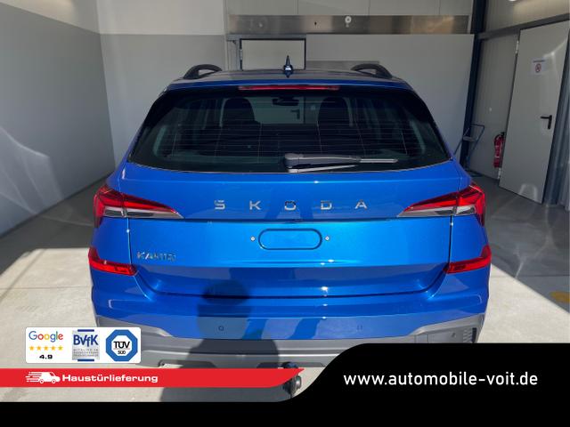 Skoda / KAMIQ / Blau / / / 115PS DSG Matrix+AHK+Kamera+PDC vor+hi+Kessy+Sitzheizung+GVL