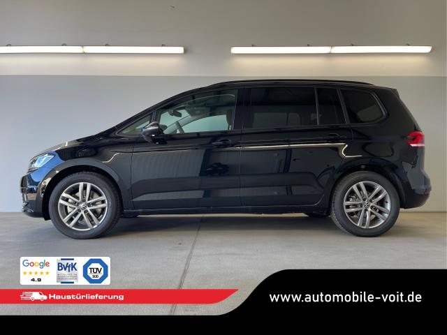 Volkswagen / Touran / Schwarz / / / 150PS 7Si+IQ.Light+TrailerAss+Cam+Navi+Kamera+Alarm+Kessy+App-Connect