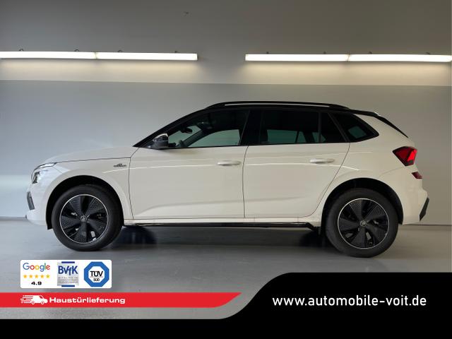 Skoda / KAMIQ / Wei&szlig; / / / 115PS DSG AHK+Navi+Matrix+GV5+Pano+Kessy+Kamera+Alu17+Sitzheiz