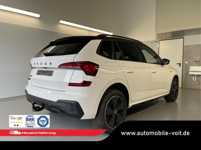 Skoda / KAMIQ / Wei&szlig; / / / 115PS DSG AHK+Navi+Matrix+GV5+Pano+Kessy+Kamera+Alu17+Sitzheiz