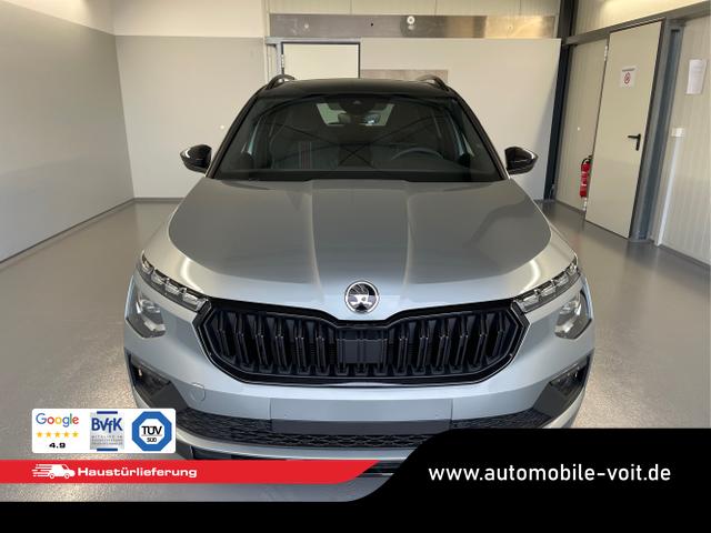 Skoda / KAMIQ / Silber / / / 115PS DSG AHK+Navi+Matrix+GV5+Pano+Kessy+Kamera+Alu17+Sitzheiz