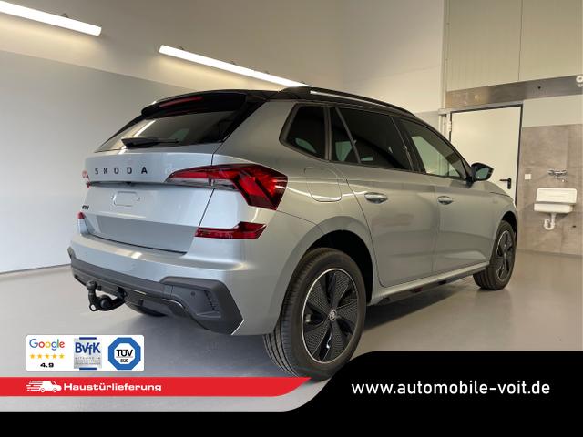 Skoda / KAMIQ / Silber / / / 115PS DSG AHK+Navi+Matrix+GV5+Pano+Kessy+Kamera+Alu17+Sitzheiz