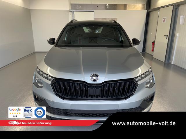 Skoda / KAMIQ / Silber / / / 115PS DSG AHK+Navi+Matrix+GV5+Pano+Kessy+Kamera+Alu17+Sitzheiz