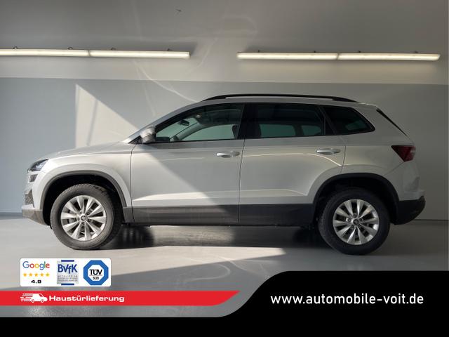 Skoda / Karoq / Silber / / / 150PS DSG AHK+Kamera+ACC+Kessy+Kamera+ParkPilot vo+hi+App