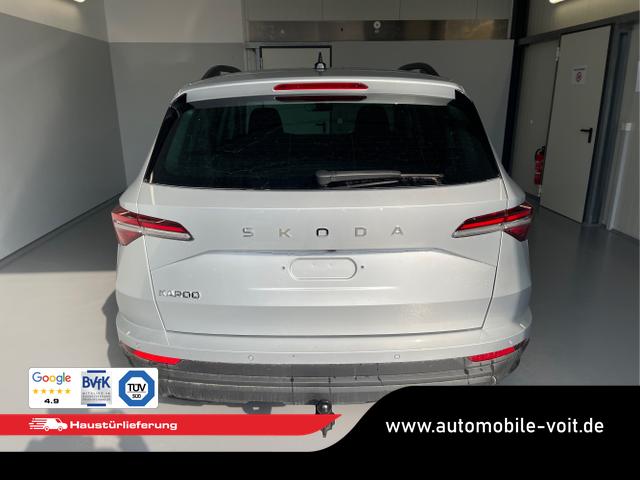 Skoda / Karoq / Silber / / / 150PS DSG AHK+Kamera+ACC+Kessy+Kamera+ParkPilot vo+hi+App