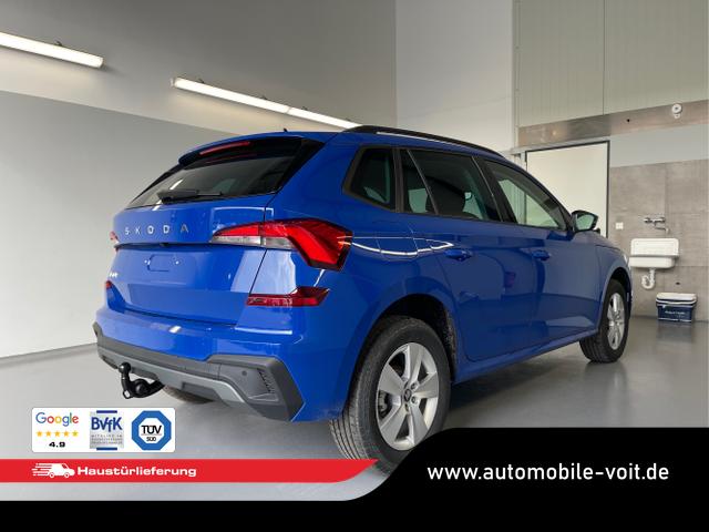 Skoda / KAMIQ / Blau / / / 115PS DSG AHK+Kamera+Kessy+PDC+Winterpaket+Alu16+GVL