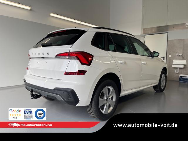 Skoda / KAMIQ / Wei&szlig; / / / 115PS DSG AHK+Kamera+Kessy+PDC+Winterpaket+Alu16+GVL