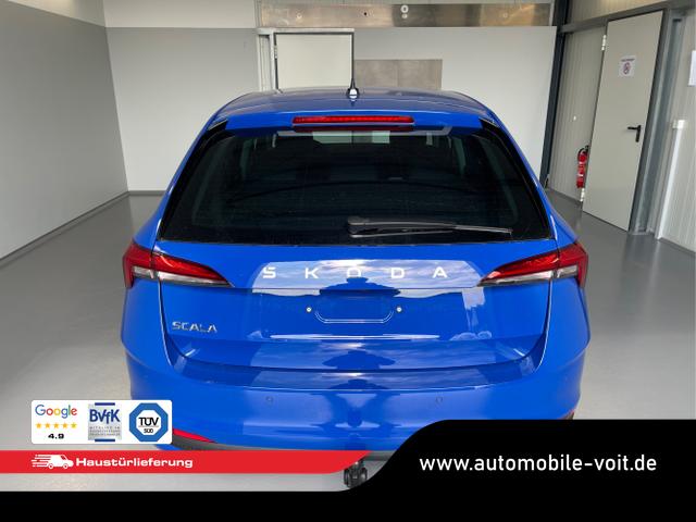 Skoda / Scala / Blau / / / 115PS DSG GV5+AHK+Kamera+Kessy+PDC+Sitzheiz+Alu16+Climatronic