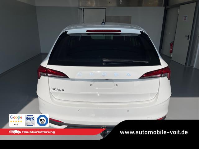 Skoda / Scala / Wei&szlig; / / / 115PS DSG GV5+AHK+Kamera+Kessy+PDC+Sitzheiz+Alu16+Climatronic