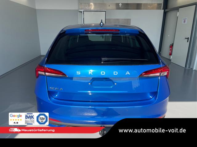 Skoda / Scala / Blau / / / 115PS DSG GV5+AHK+Kamera+Kessy+PDC+Sitzheiz+Alu16+Climatronic