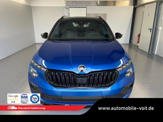 Skoda / KAMIQ / Blau / / / 115PS DSG AHK+Navi+Matrix+GV5+Pano+Kessy+Kamera+Alu17+Sitzheiz