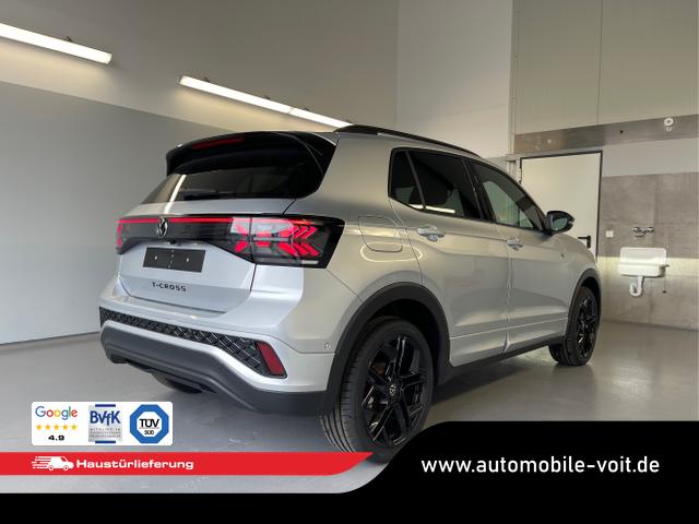 Volkswagen / T-Cross / Silber / / / 150PS DSG GV5+Navi+IQ.Light+AHK+Black+Cam+Keyless+Side+Climatronic