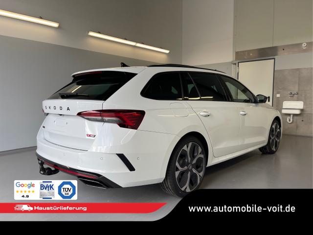 Skoda / Octavia Combi / Wei&szlig; / / / 265PS DSG HUD+Pano+360&deg;+DCC+AHK+CANTON+Matrix+Alu19+eHeck+GV4