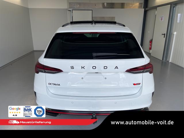 Skoda / Octavia Combi / Wei&szlig; / / / 265PS DSG HUD+Pano+360&deg;+DCC+AHK+CANTON+Matrix+Alu19+eHeck+GV4