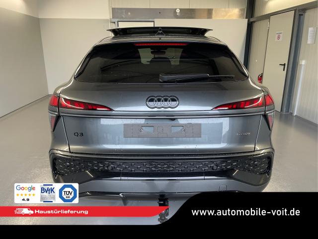Audi / Q3 Sportback / Grau / / / TFSI 265 PS quattro S line Pano+TechPro+Matrix+AHK+HUD+Alu20+KlimaPlus+DCC+SONOS