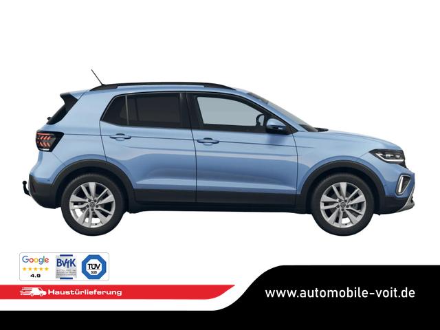 Volkswagen T-Cross LIFE 115PS DSG AHK+Navi+Matrix+Kamera+Parklenk+Alu17+App-Connect 