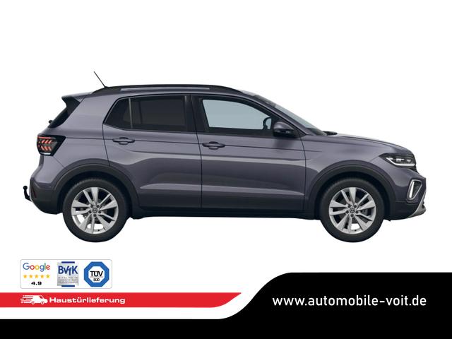 Volkswagen T-Cross LIFE 115PS DSG AHK+Navi+Matrix+Kamera+Parklenk+Alu17+App-Connect 