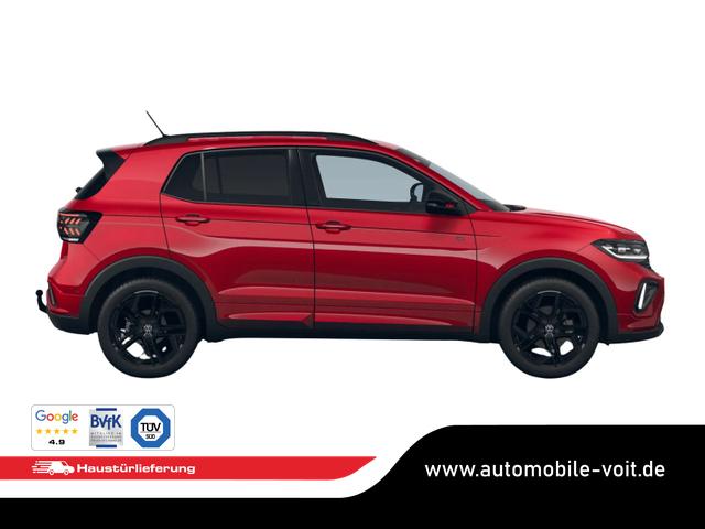 Volkswagen T-Cross R-Line 115PS DSG Navi+IQ.Light+AHK+Black+Cam+Keyless+Side+Climatronic+Parklenk 