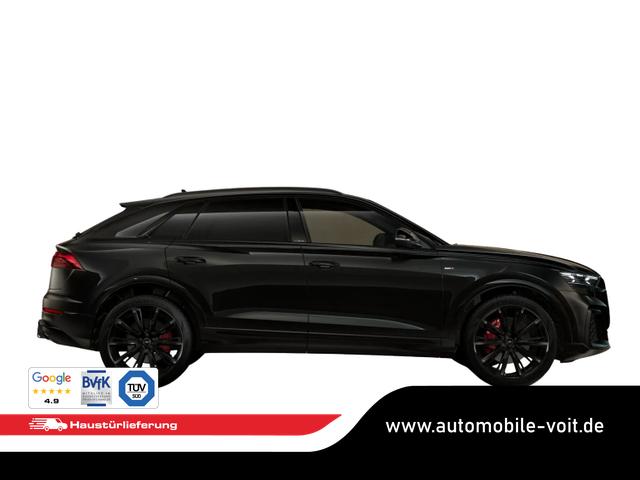 Audi Q8 50 TDI quattro S line+HUD+AHK+Raute+Alu23+OLED+Pano+Massage+Standheiz+Black+GV5 