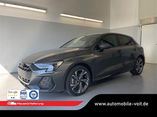 Audi A3 Sportback - S line TFSI quattro GV3+AHK+Alu18+Navi+Cam+eHeck+Sound+ACC+OptikSchwarz