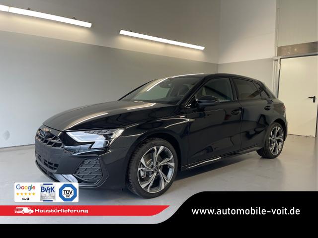 Audi A3 Sportback - S line TFSI quattro GV3+AHK+Alu18+Navi+Cam+eHeck+Sound+ACC+OptikSchwarz
