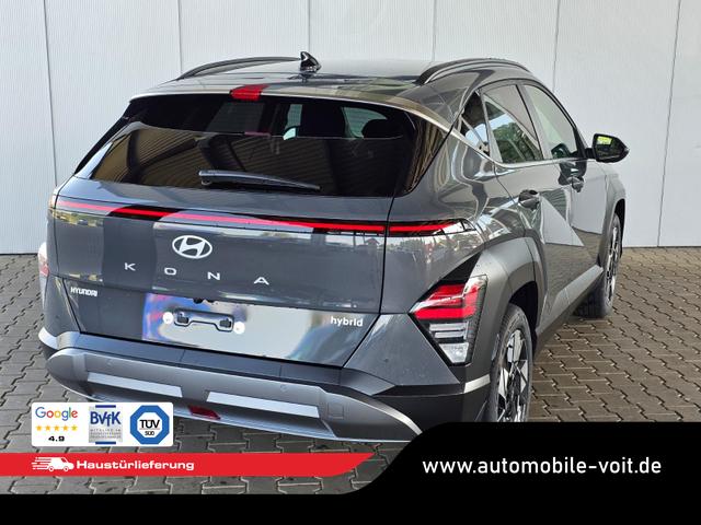 Hyundai KONA Premium 1.6 GDI 2WD HEV DCT / Pano - Schiebedach LED Sitz + Lenkradheizung ACC Alu 18" 