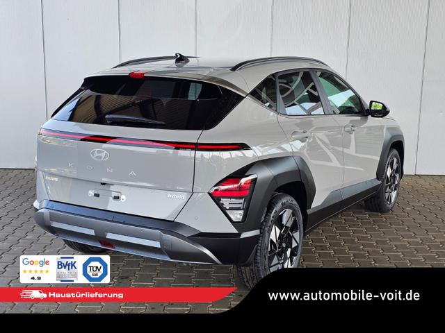 Hyundai KONA Premium 1.6 GDI 2WD HEV DCT / Pano - Schiebedach LED Sitz + Lenkradheizung ACC Alu 18" 