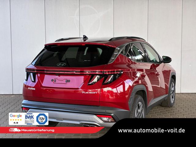 Hyundai TUCSON E-Motion 1.6 T-GDI 2WD 48V DCT / Panoramadach ACC Sitz + Lenkradheizung LED Navi PDC V&H Kamera Alu 18" 
