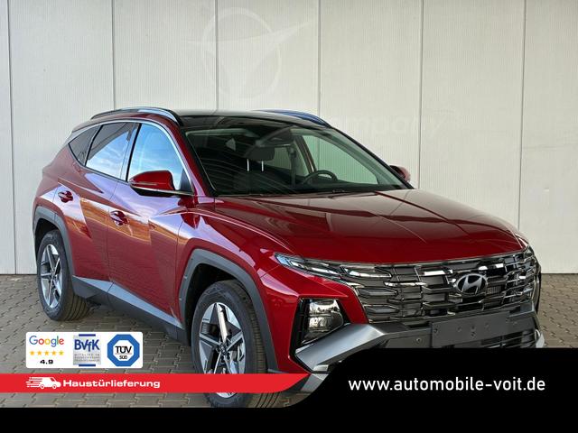 Hyundai TUCSON E-Motion 1.6 T-GDI 2WD 48V DCT / Panoramadach ACC Sitz + Lenkradheizung LED Navi PDC V&H Kamera Alu 18" 