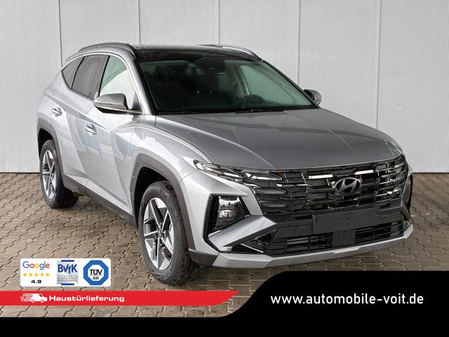 Hyundai TUCSON E-Motion 1.6 T-GDi 2WD HEV / Panoramadach ACC LED Sitz + Lenkradheizung Navi PDC V&H Kamera Alu 18" 