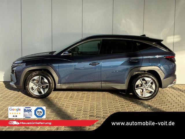 Hyundai TUCSON E-Motion 1.6 T-GDI 2WD 48V DCT / Panoramadach ACC Sitz + Lenkradheizung LED Navi PDC V&H Kamera Alu 18" 