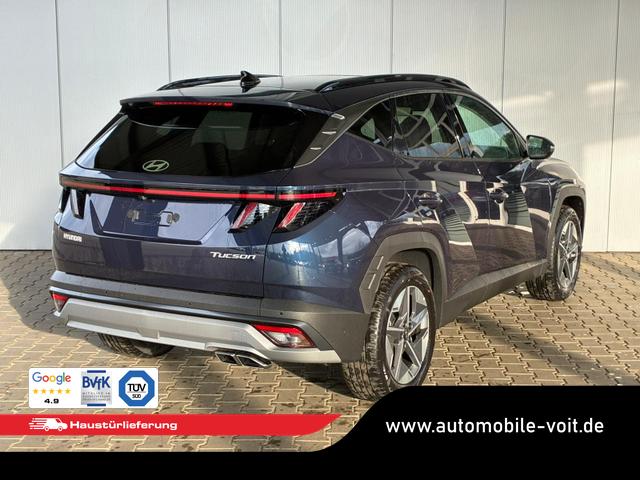 Hyundai TUCSON E-Motion 1.6 T-GDI 2WD 48V DCT / Panoramadach ACC Sitz + Lenkradheizung LED Navi PDC V&H Kamera Alu 18" 