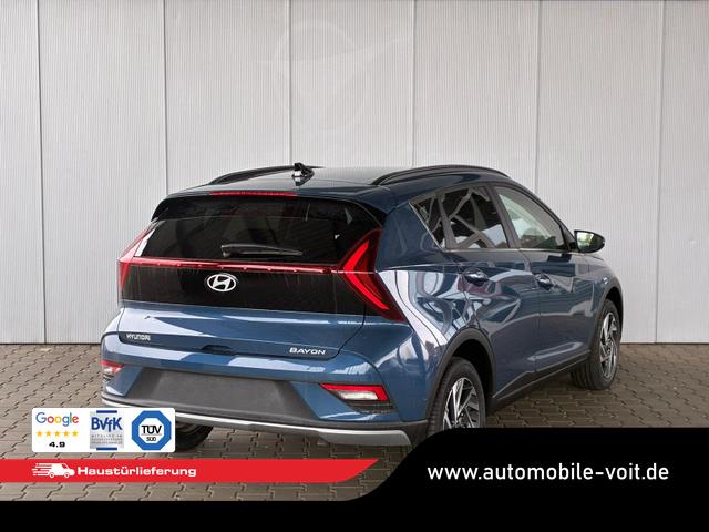 Hyundai BAYON Premium 1.0 T-GDI 100 PS 48V 7DCT / Keyless ACC Soundsystem BOSE Sitz + Lenkradheizung LED Navi PDC V&H Kamera Totwinkel Alu 16" 